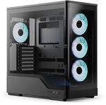 Aerocool P500A PC-Geh&auml;use, Midi-Tower, ATX, Tempered Glass, RGB - schwarz GESI-436