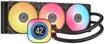 Corsair iCUE LINK Titan 360 RX LCD Komplett-Wasserk&uuml;hlung, RGB - 360 mm, schwarz