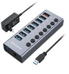 Graugear 7-Port USB-A 3.0 HUB + 1x Ladeport ZUUS-620