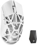 WLMOUSE Beast X Max Solid Sides Gaming Maus, Omron Optical Switches - wei&szlig; GAMO-1352