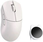 WLMOUSE HUAN Gaming Maus, Omron Optical Switches - wei&szlig; GAMO-1378