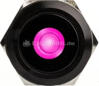 DimasTech PD219, DimasTech Vandalismusschalter/-taster 22mm, Blackline Dot - RGB