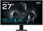 GIGABYTE GS27F2, 27 Zoll Full-HD Gaming-Monitor, 240Hz, IPS-Panel, Adaptive-Sync