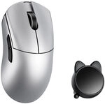 WLMOUSE HUAN Gaming Maus, Omron Optical Switches - silber GAMO-1379
