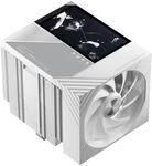TRYX TURRIS T620 CPU-Luftk&uuml;hler, Dual-Tower, mit 5-Zoll-Display - 120mm, wei&szlig;