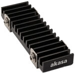 Akasa Gecko Pro K&uuml;hlk&ouml;rper f&uuml;r M.2 SSDs - Aluminium ZURA-259