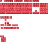 Glorious GLO-KB-ACC-KC-GPBT-BA-RRED-US, Glorious GPBT Basics Keycaps, ANSI Layout