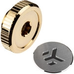 EK Water Blocks EK-Quantum Torque Verschlussstopfen G1/4 Zoll - mit EKWB Logo, gold