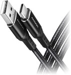 AXAGON BUCM-AM10AB USB-C zu USB-A Kabel, 1m, USB 2.0, 3A, geflochten - schwarz