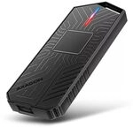 AXAGON EEM2-GAM M.2-NVMe/SATA-Geh&auml;use, USB-C 3.1, 10Gbit/s - Aluminium, schwarz