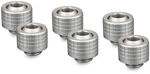 Thermal Grizzly DeltaMate Kompressions-Fitting, Messing, G1/4&rdquo;-Gewinde - Nickel,