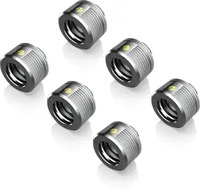 RAIJINTEK 0R40B00232, Raijintek Pelias D141806, 14mm - 6er-Pack, silber