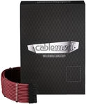 CableMod C-Series PRO ModMesh Cable Kit f&uuml;r RMi/RMx/RM (Black Label) - blutrot