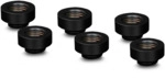 Thermal Grizzly DeltaMate Extender Fitting - MF7, schwarz, 6er-Pack WAZU-1339