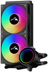 Alpenf&ouml;hn AlpineFlow 240 AiO Wasserk&uuml;hlung, ARGB - schwarz, 240 mm CPAF-064