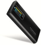 AXAGON EEM2-SD2 externes M.2/SATA-Geh&auml;use, mit Display, 10Gbit/s - schwarz...