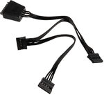 Silverstone CP06-L, Y-Kabel f&uuml;r SATA Stromanschl&uuml;sse, 1 auf 3 - schwarz...