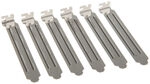 InLine PCI Slotblech 6er-Pack - silber ZUAB-018