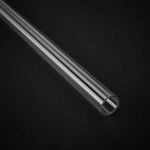 Bitspower None Chamfer PETG Link Tube 12/10mm, 100cm - transparent WAZU-720