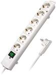 Brennenstuhl Comfort-Line Plus Steckdosenleiste, 6-fach - wei&szlig; ZUBR-059