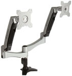 SilverStone SST-ARM22SC Dual Monitorhalterung - silber GAZU-077