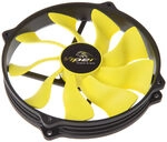 Akasa Viper R PWM L&uuml;fter, 120mm Mounting - 140mm, schwarz/gelb LUAK-038