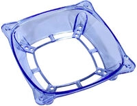 InLine L&uuml;fter-Adapter 120mm auf 70/80/92mm - transparent/blau ZUFA-013