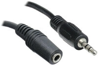 InLine Klinke Verl&auml;ngerung, 3,5mm Klinke St/Bu, Stereo - 5m ZUKL-005