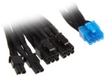 SilverStone 6+2-PCIe-Kabel (2x) f&uuml;r modulare Netzteile - 550 mm NEST-082