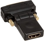 InLine HDMI-DVI Adapter, HDMI Buchse auf DVI Stecker, flexibler Winkel ZUHD-121