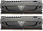 Patriot Viper Steel DDR4-3200 RAM, CL16, XMP - 16 GB Dual-Kit, silber MEPM-135