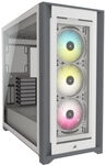 Corsair CC-9011213-WW, Corsair iCUE 5000X RGB Midi-Tower, Tempered Glass - wei&szlig;