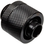 Alphacool Eiszapfen Anschluss gerade G1/4 Zoll AG auf 16/10mm - schwarz WAZU-953