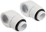 Corsair Hydro X Series Adapter 90 Grad G1/4 Zoll AG auf G1/4 Zoll IG - 2er Pack,