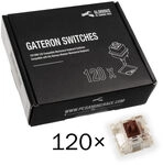 Glorious GAT-BROWN, Glorious Gateron Brown Switches (120 St&uuml;ck)