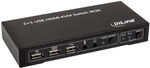 InLine KVM Switch, 2-Fach HDMI 4K2K mit Audio ZUKV-001