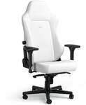 noblechairs NBL-HRO-PU-WED, noblechairs HERO Gaming-Stuhl - White Edition