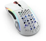 Glorious GLO-MS-DMW-MW, Glorious Model D- Wireless Gaming-Maus - wei&szlig;, matt
