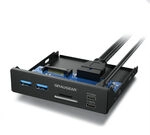 Graugear Multi Frontblende mit USB Hub + Kartenleser ZUCR-096
