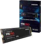Samsung 990 PRO Series NVMe SSD, PCIe 4.0 M.2 Typ 2280 - 2 TB SSSS-194