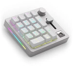 Glorious GLO-GMMK-NP-FOX-W, Glorious GMMK Wireless Numpad - Fox Switches, grau/wei&szlig;