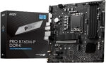 MSI Pro B760M-P, Sockel LGA 1700, Intel B760M, Micro-ATX - DDR4 MBMC-531