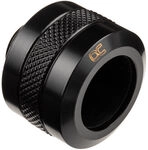 Alphacool Eiszapfen Pro Anschluss 16mm Hardtube Fitting G1/4 - schwarz WASC-454