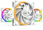 be quiet! Light Wings ARGB PWM L&uuml;fter, Triple Pack - 120mm, wei&szlig;, High Speed