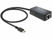 DELOCK 62642, DELOCK USB-C auf RJ-45 St-Bu Gigabit Ethernet Adapter (>)