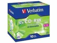 VERBATIM 43148, VERBATIM CD-RW 700MB 10x 10er Pack Jewel Case