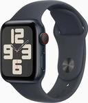 Apple MXGC3QF/A, Apple Watch SE (GPS + Cellular) - 40 mm - Mitternachtsaluminium