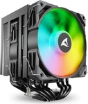 Sharkoon A60 RGB, Luftk&uuml;hlung, 12 cm, 500 RPM, 1800 RPM, 121,55 m&sup3;/h, Schwarz