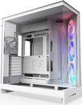 NZXT CM-H92FW-R1, NZXT H9 Flow RGB, Midi Tower, PC, Wei&szlig;, ATX, EATX, micro ATX,