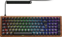 Sharkoon SGK50 S2, 96%, Kabelgebunden, USB, QWERTZ, RGB-LED, Holz